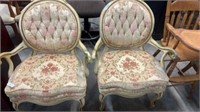 2 French chairs