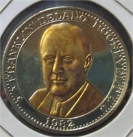 Vintage FDR Franklin d. Roosevelt token