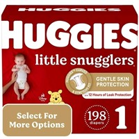 Huggies Little Snugglers Baby Diapers, Size 1 (8-1