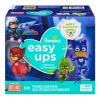 PAMPERS Size 3T-4T Training Pants, Easy Ups, 66 Di