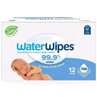 WaterWipes Plastic-Free Original Unscented 99.9% W