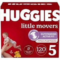 Huggies Little Movers Baby Disposable Diapers Size