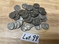 50-1960's Jefferson Nickels