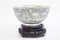 Vintage Chinese Silver Bowl