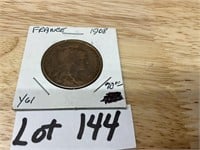 1908 France 10 Cents