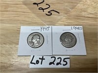 1945 & 1948's Quarters