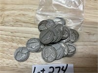27-1940's Nickels
