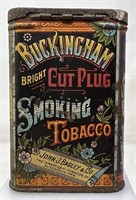 Antique Buckingham Smoking Tobacco Tin John J