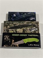 (3) NEW Tactical Pocket Knives