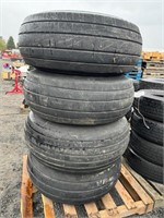 3 Goodyear & 1 Titan Tires 16.5/L-1/16.1