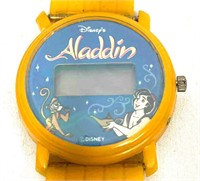 Vintage Disney Yellow Aladdin Hologram Watch