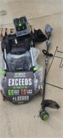 21" GO Lawnmower with Weedeater, Comes with
