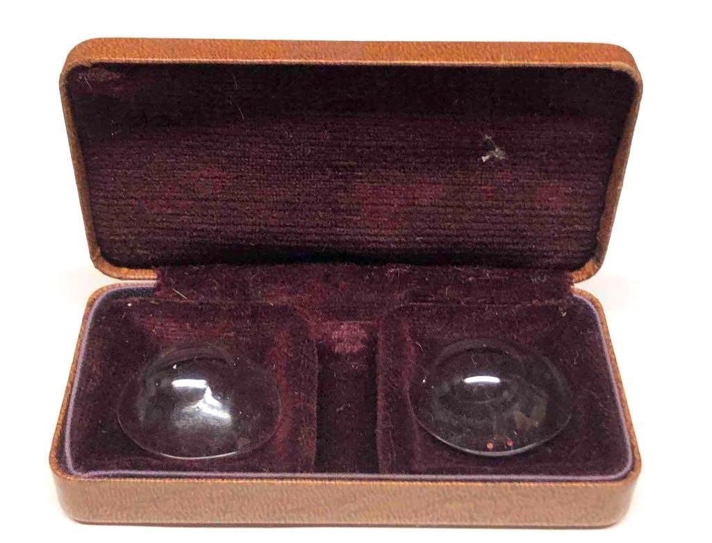 Vintage 1940's Hard Contact Lenses With Original C
