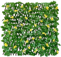 Sumery Screen  Faux Ivy Fence (1  Yellow)