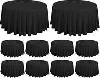 Fani Round Tablecloth - Black  120 inch