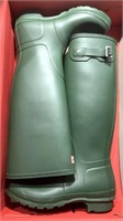 Ladies Hunter Tall Rubber Boots Size 9