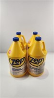 (4) 1 Gallon ZEP Bathroom Disinfectant