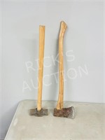long handle axe & sledge hammer