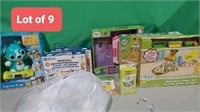 Lot of 9 various learning toys for children from b