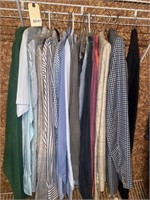 Men’s shirts and a few blazers. Some may be