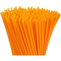 SM4053  Juvale Orange Disposable Party Straws, 10