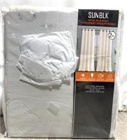 Sun Blk Total Blackout Curtains 2 Piece