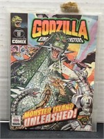 1994; trendmasters comix; Godzilla comic book