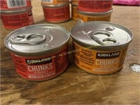 24 cans Kirkland chicken & salmon recipe cat food