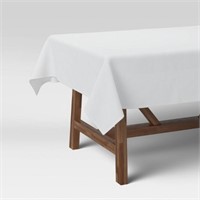 104x60 Solid White Tablecloth - Threshold