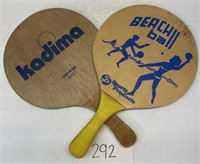 Vintage kadima paddle & more