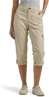 Lee Women's Flex-to-go Mid-Rise Relaxed Fit Cargo