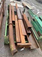 Steel Rack w/box beams & steel pipes