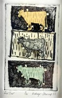 Cow Trio Framed Print D81