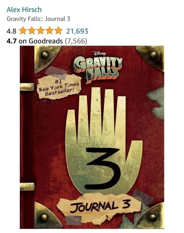 R1101  Gravity Falls:: Journal 3, by Alex Hirsch