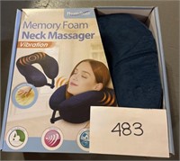 Memory foam neck massager