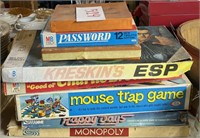 Vintage board game lot