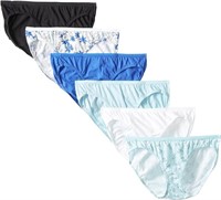 Hanes Women's 6 Pack Bikini Panty, Assorted,