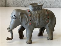 Antique Cast iron Elephant Bank