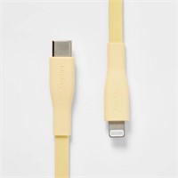 3' Lightning-USB-C Cable - heyday Mist Yellow