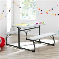 Your Zone Kid's Picnic Table  Ages 3-8  White