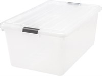 IRIS USA 60 Qt. Stackable Storage Bin with Lid