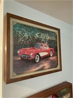 1957 Corvette Stingray Clock