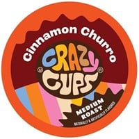 FB3000  Crazy Cups Cinnamon Churro Coffee 22 Count
