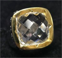 $100  Brass Crystal 8.10Ct Ring