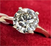$3800 10K  Lab Diamond 1.5Ct Vs Jk Ring