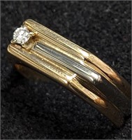 $4000 14K  6.2G Natural Diamond (0.05ct) Ring