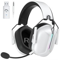 WFF4437  Gtheos Wireless Gaming Headset, White