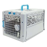 19 Dog Kennel  Collapsible  Gray  Small