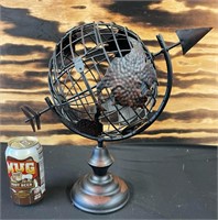 Metal Globe Decor