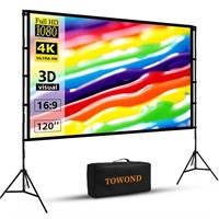 WFF4608  Towond 120" Projector Screen with Stand